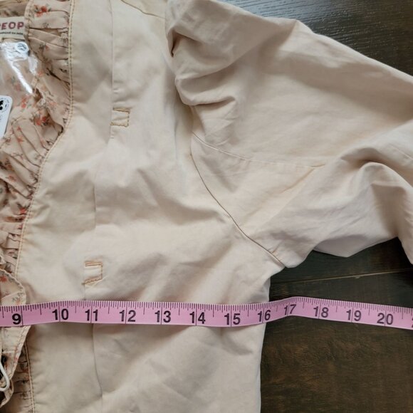 Free People Bennet Jacket Womens S Feminine Vintage Enchanting Castle Garden - Picture 8 of 9